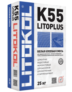 Клеевая смесь LitoPlus K55, 25 кг