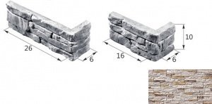 Скала 04-21 угловой элемент белый (продается коробками)