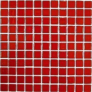 Мозаика Bonaparte Red glass 300x300 красная