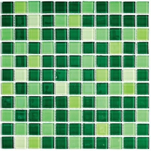 Мозаика Bonaparte Jump Green №1 300x300 зеленая