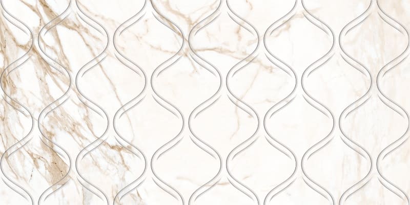 Декор Marble Trend Calacatta Gold (Марбл Тренд Калакатта Голд) 300x600 белый K-1001/MR/d01