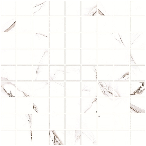 Мозаика Классик Марбл (Classic Marble) 300x300 белая G-270/G/m01