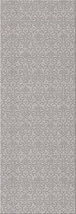 Плитка настенная Agra Grey Arabesco 251x709 серая