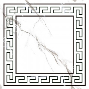 Декор Классик Марбл (Classic Marble) 400x400 черно-белый G-270/G/d01