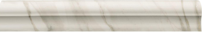 Бордюр настенный Supernova Marble Calacatta Gold London 50x315 белый