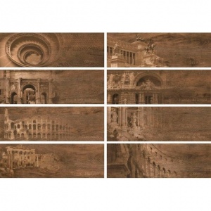 Декор Италиан Вуд (Italian Wood) 200x600 венге G-253/SR/d01 (8 вариантов без выбора)