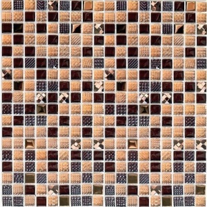 Мозаика Bonаparte Crystal Brown 300x300 бежевая