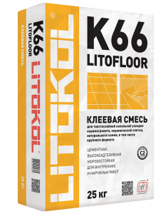 Клеевая смесь LitoFloor K66, 25 кг