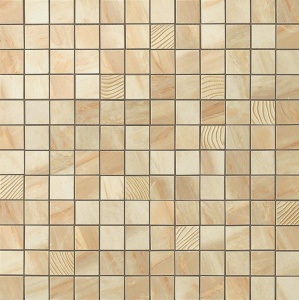 Мозаика Supernova Marble Elegant Honey Mosaic 305x305 светло-бежевая