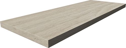 Ступень Natural Life Wood (Нэчрэл Лайф Вуд) Нордик 330x900 угловая правая белая