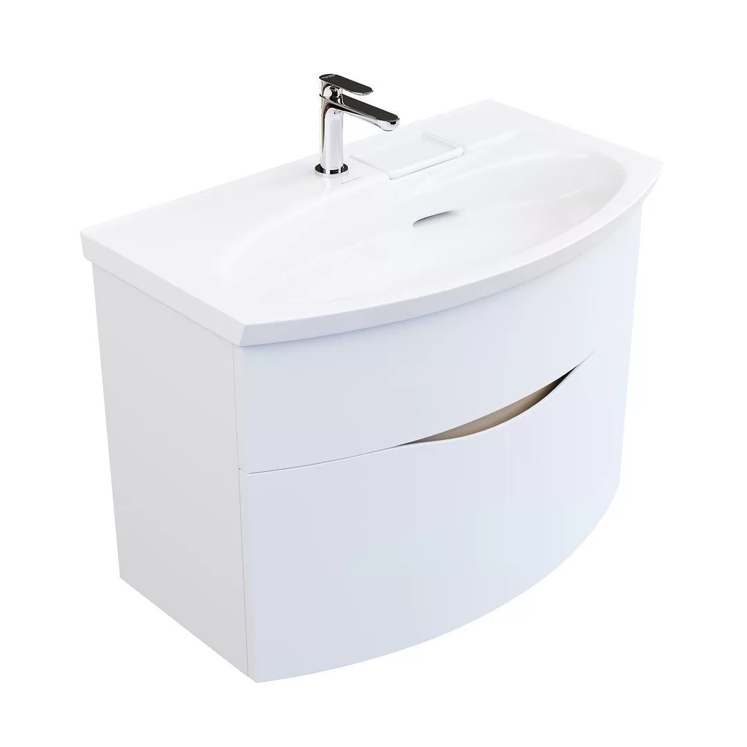 Тумба подвесная Riva 80 белая матовая RV.80\WHT.M фото
