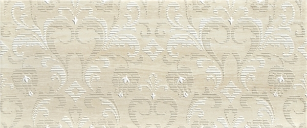 Декор Lotus beige decor 01 250x600 бежевый