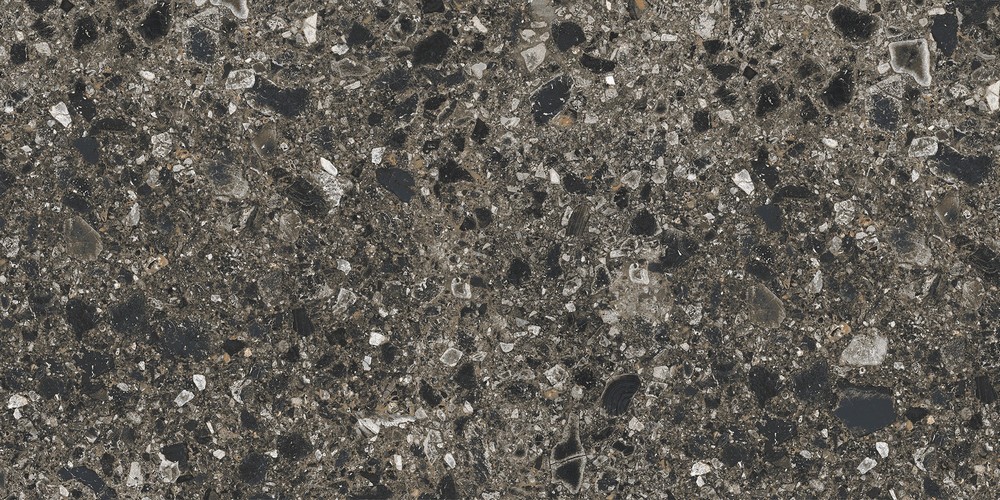 Керамогранит Terrazzo (Терраццо) 600x1200 темно-серый K-333/MR