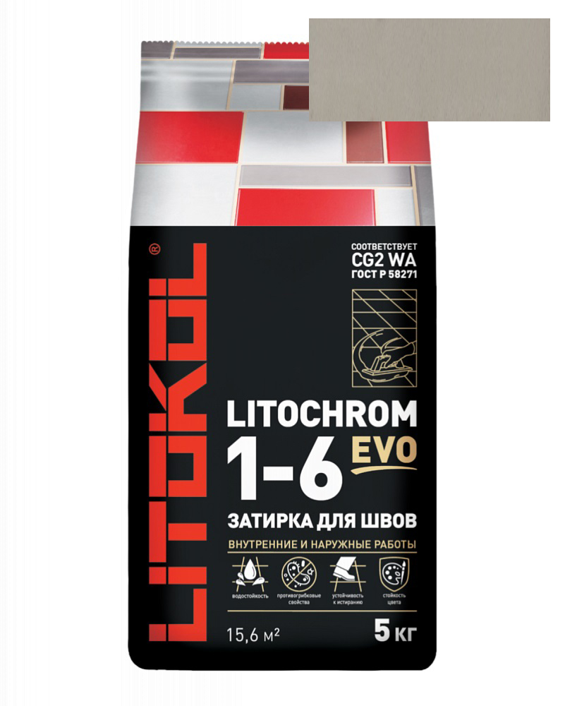 Затирка Litochrom Evo 1-6 LE.230 багамы (5 кг)