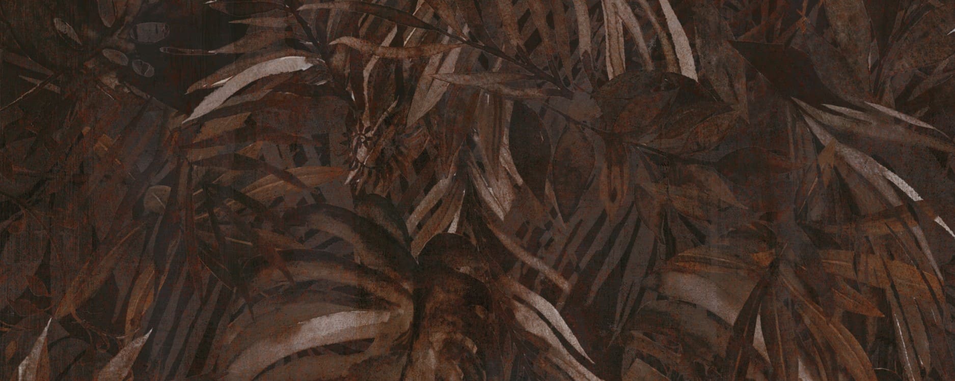 Интерьерная панель 1200x3000 Tropical Rusty Chocolate глянцевая A-1.4.1/1200х3000G