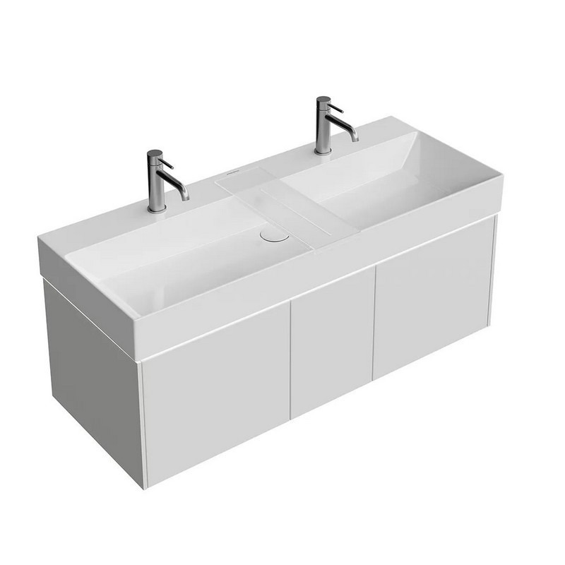Тумба Grande 120 (подвесная 3 ящика) архитектурный серыйGR.120.3\AGR.M фото