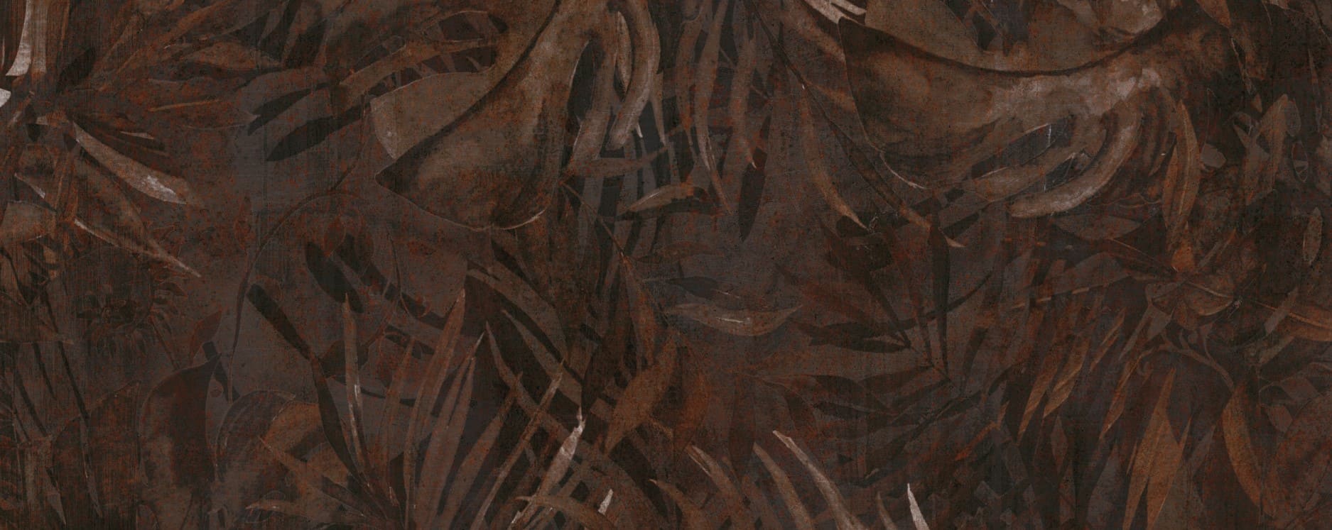 Интерьерная панель 1200x3000 Tropical Rusty Chocolate глянцевая A-1.4.2/1200х3000G