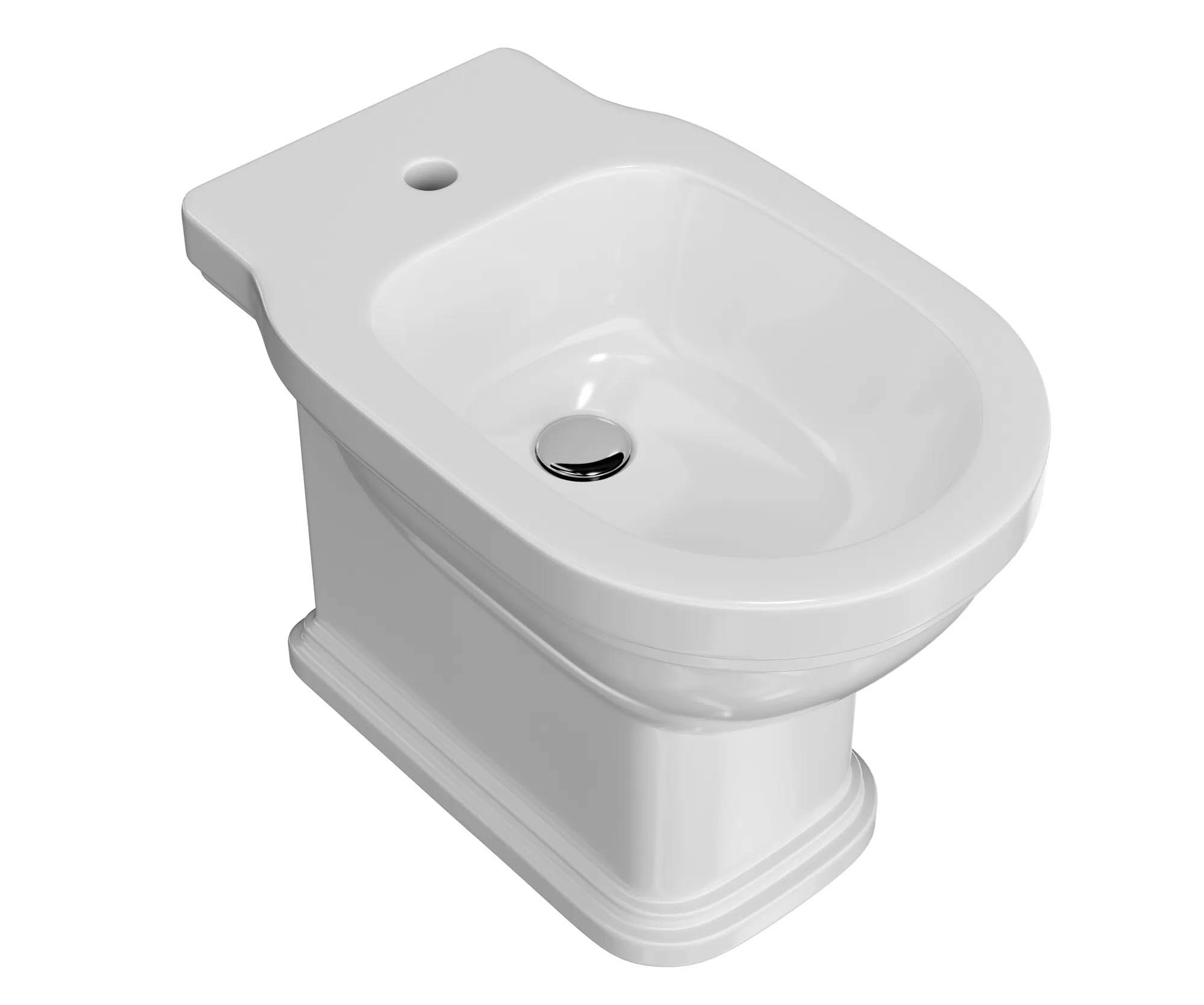 Биде напольное Pompei белый глянец PO.bidet.01 фото