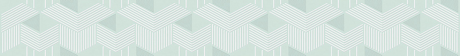 Бордюр настенный Lounge Mint Geometria 62x505 зеленый фото