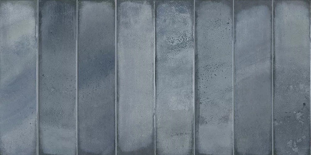 Плитка настенная Bricks Azul 315x630 синяя 8,3мм фото