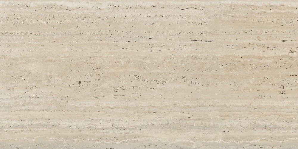 Керамогранит Travertino 600x1200 светло-бежевый ректификат A17423 фото