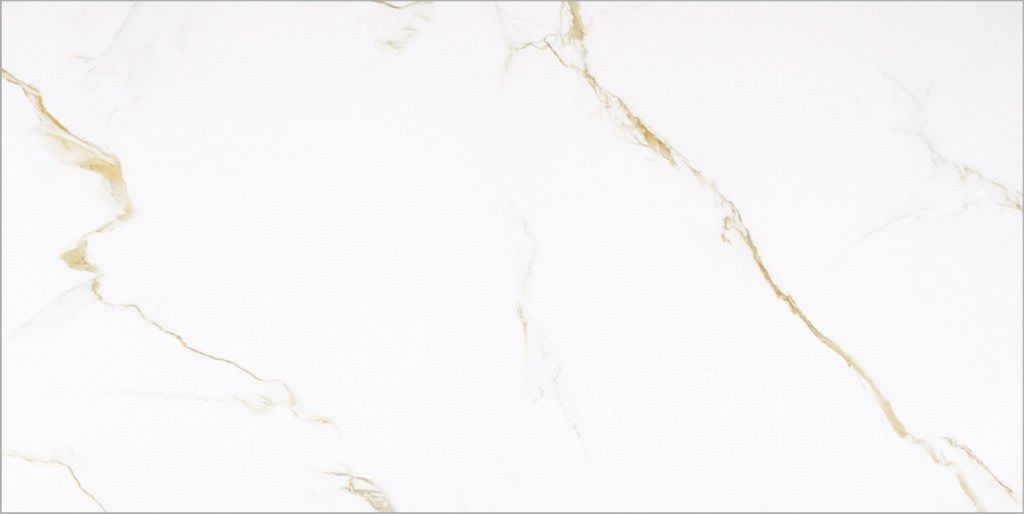 Керамогранит Golden Carrara 600x1200 полированный белый фото