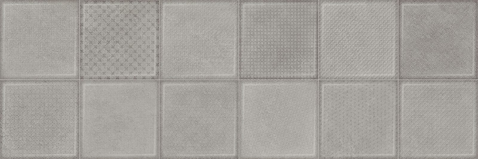 Плитка настенная Cube 300x900 серая TWU3090CUB70R фото