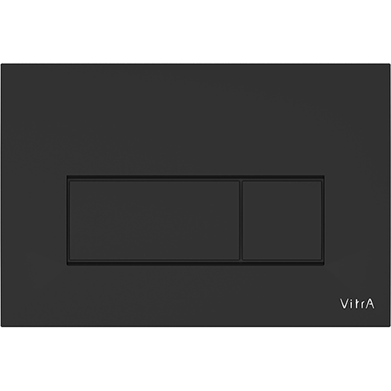 Клавиша смыва Root Square матовая черная 740-2311 фото