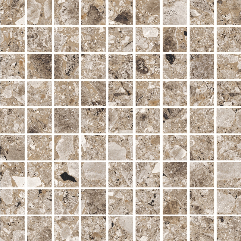 Мозаика Terrazzo (Терраццо) 300x300 бежевая K-332/MR/m01