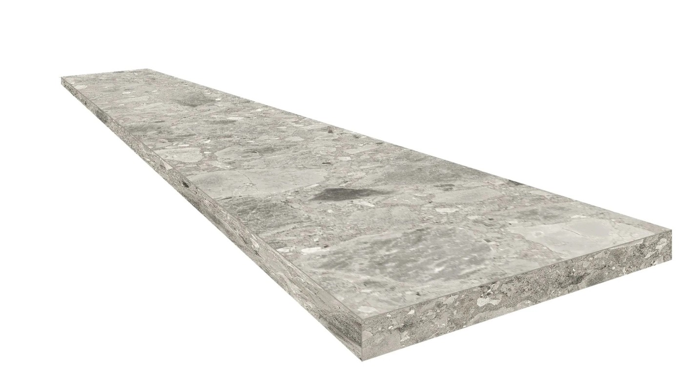 Ступень Brera Грей 330x1200 угловая левая серая 620070002485 фото