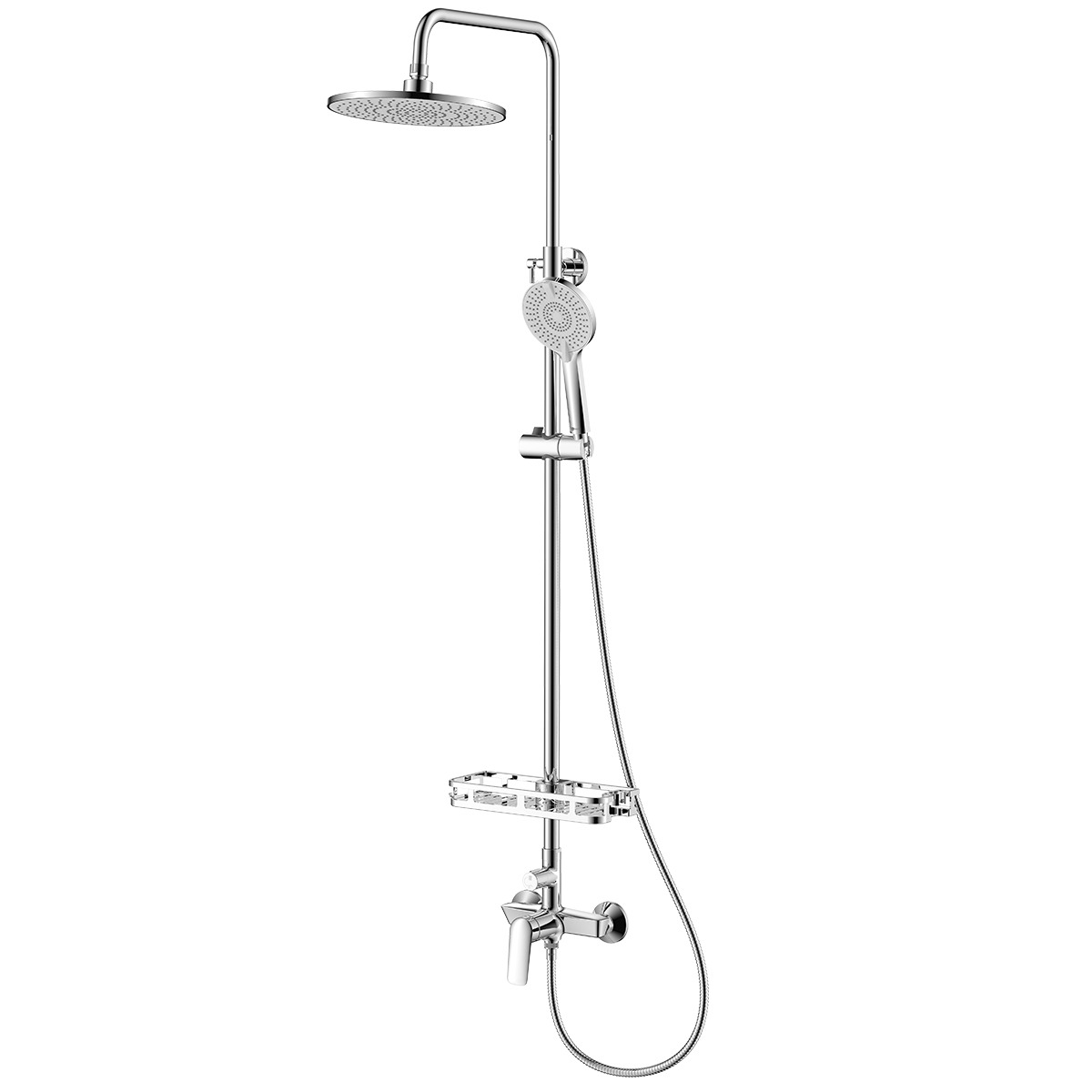 Душевая система Verba с верхним душем, латунь/хром LM11460C фото