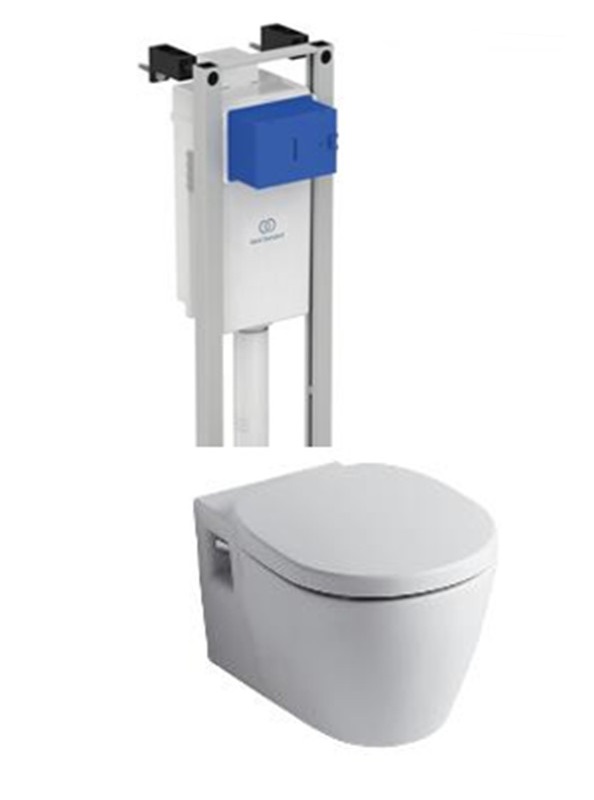 Комплект (унитаз 3 в 1 с инсталляцией E803501+E712701+E233267) Prosys Eco Frame Connect W220101 фото
