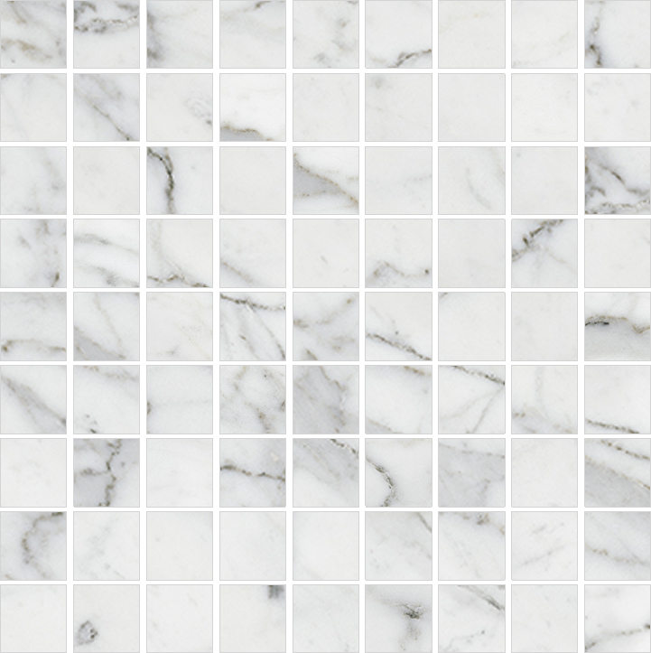 Мозаика Marble Trend Carrara (Марбл Тренд Каррара) 300x300 белая K-1000/MR/m01