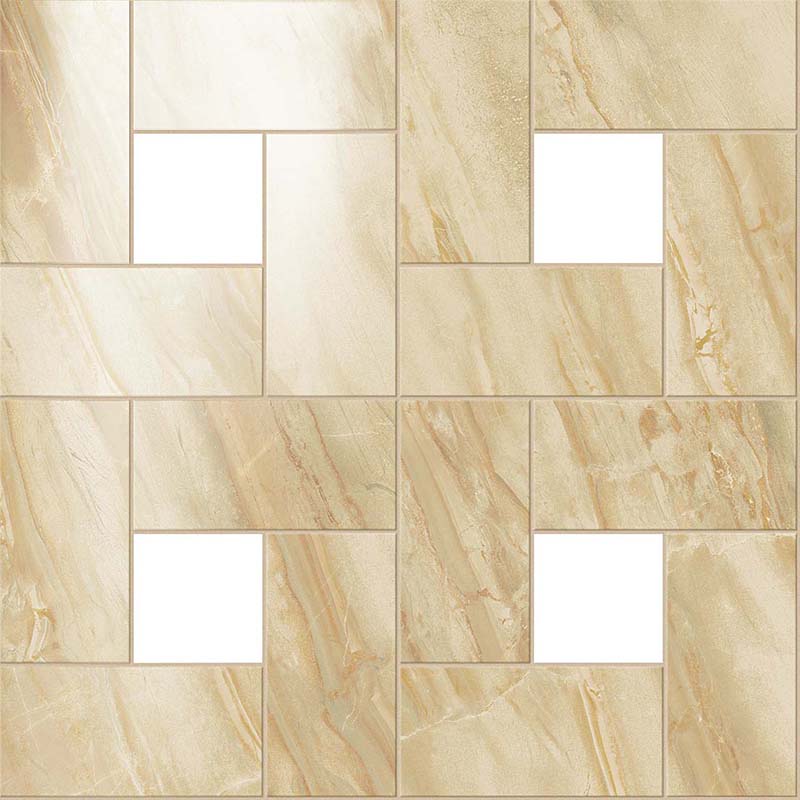 Мозаика Supernova Marble Elegant Honey Mosaic Lap 450x450 светло-бежевая