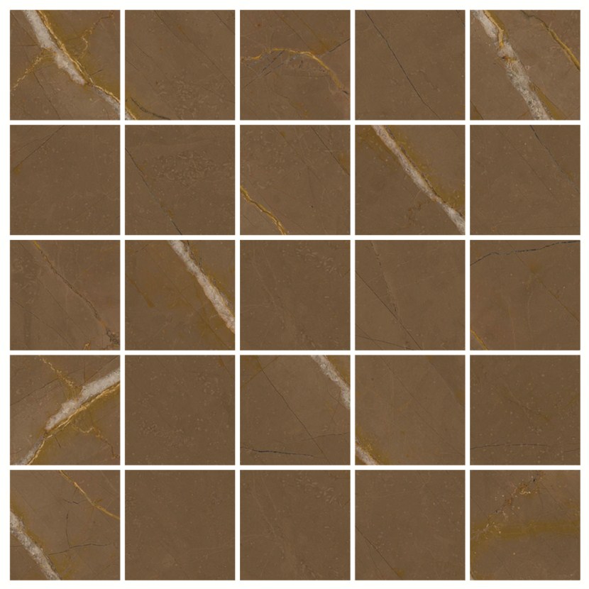 Мозаика Marble Trend Pulpis (Марбл Тренд Пульпис) 307x307 коричневая K-1002/MR/m14