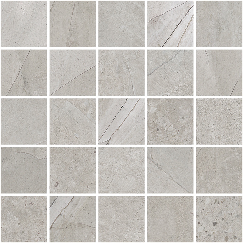 Мозаика Marble Trend Limestone (Марбл Тренд Лаймстоун) 307x307 серая K-1005/LR/m14