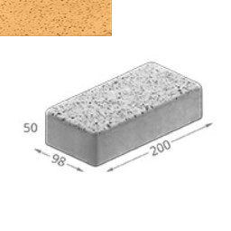 Брусчатка 200x98x50 бетонная двухслойная № 309