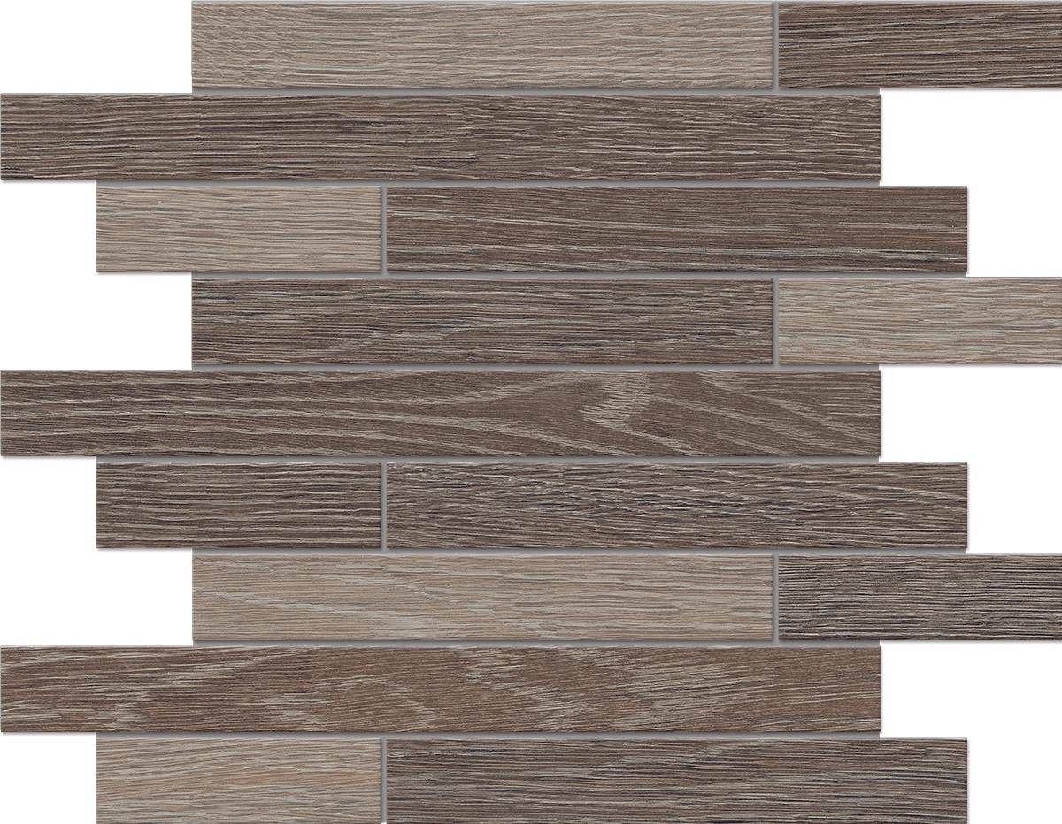 Мозаика Kraft Wood Light Grey Muretto 300x350 структурированная KW02