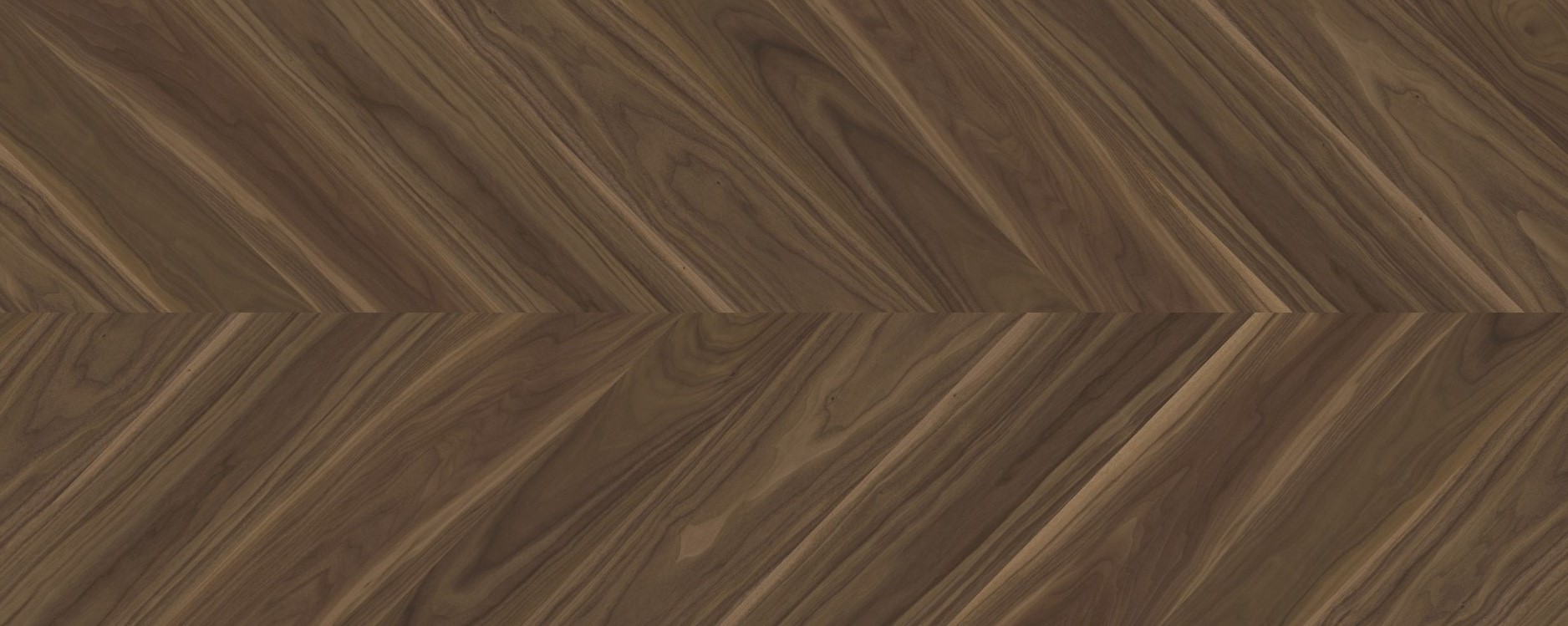 Интерьерная панель 1200x3000 Chevron American Walnut Natural глянцевая CG-3.1.1/1200х3000G