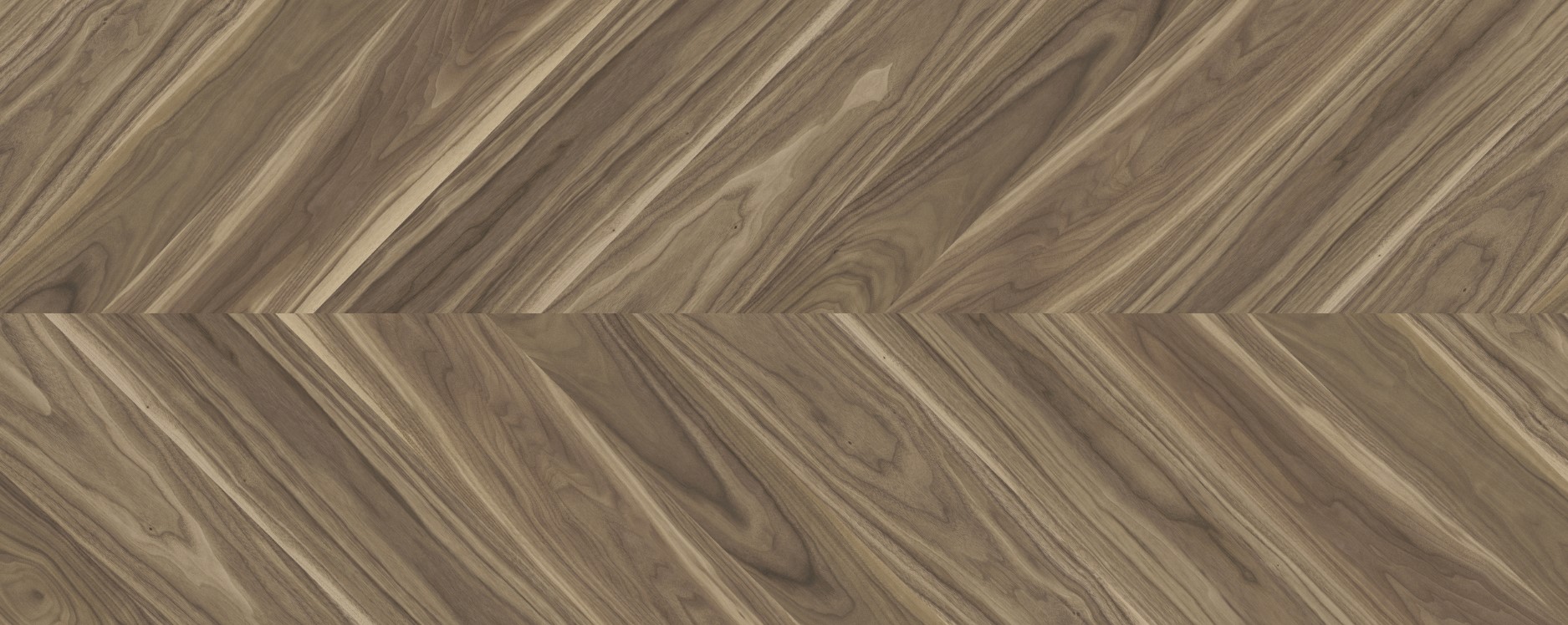 Интерьерная панель 1200x3000 Chevron American Walnut Cappuccino глянцевая CG-3.2.1/1200х3000G