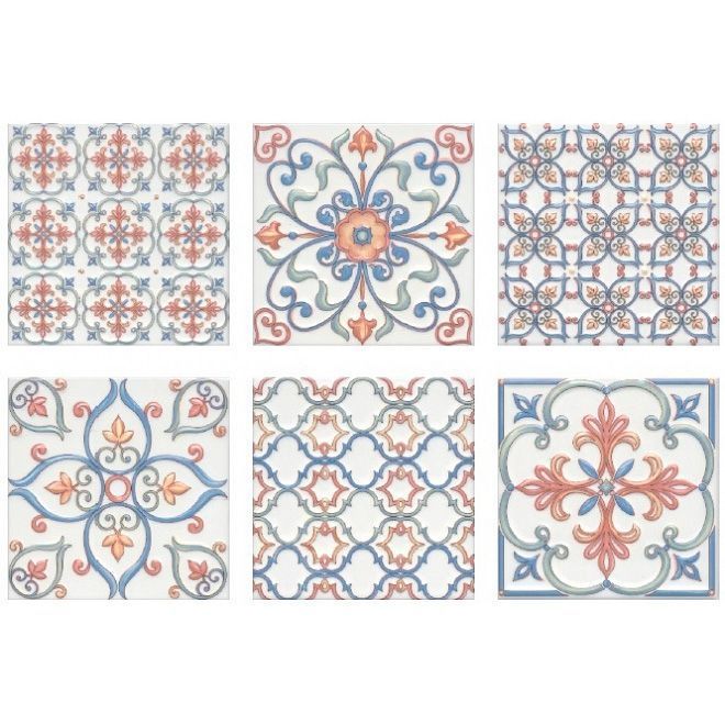 Плитка настенная Суррей 200x200 белая (6 вариантов без выбора) 5227 фото