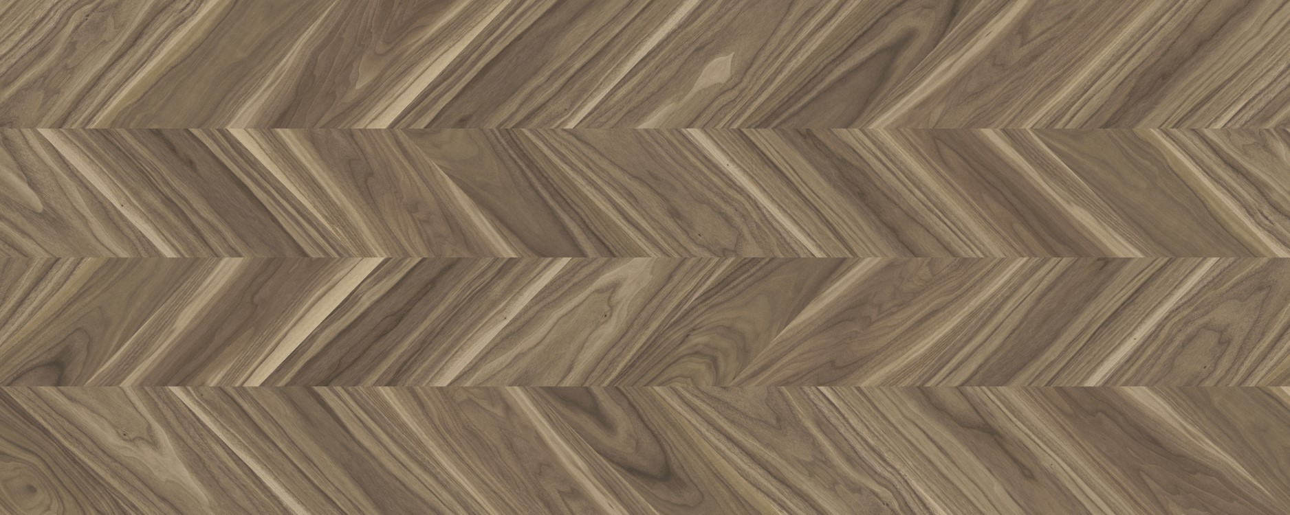 Интерьерная панель 1200x3000 Chevron American Walnut Cappuccino глянцевая CG-3.2.2/1200х3000G