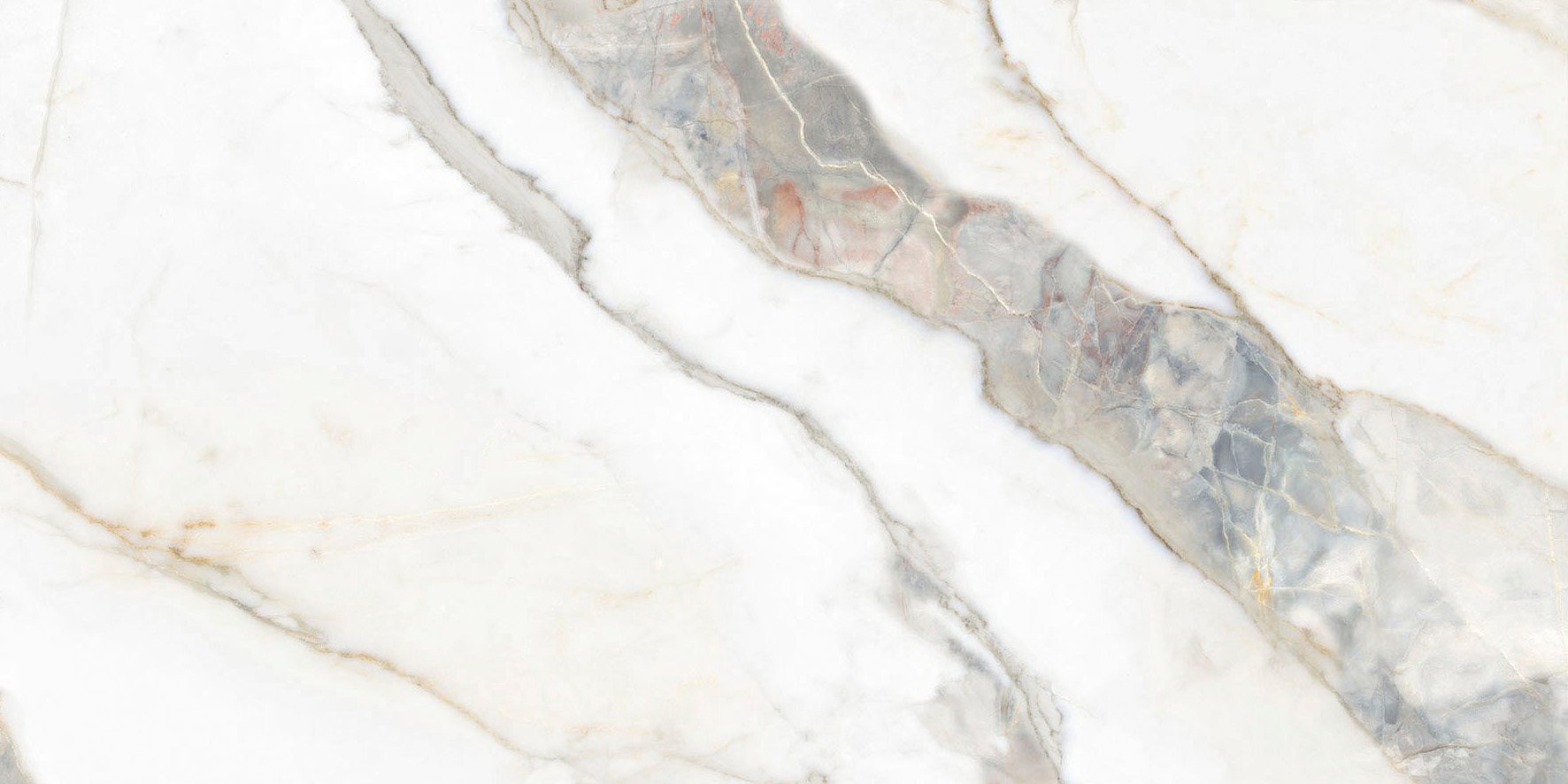 Керамогранит Pietra Di Marmi 600x1200 leviglass белый фото