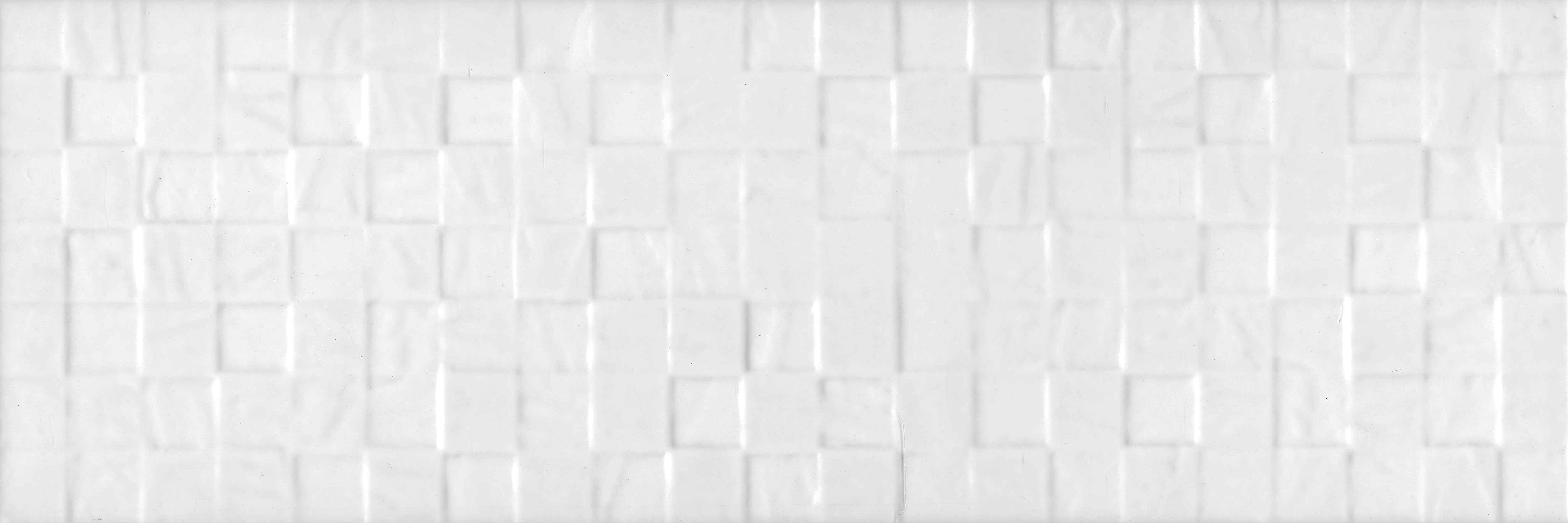 Плитка настенная Бьянка 200x600 белая глянцевая мозаика 60171 фото