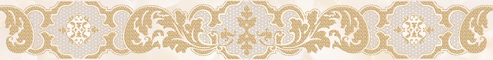 Бордюр настенный Navarra Barocco 62x505 бежевый фото