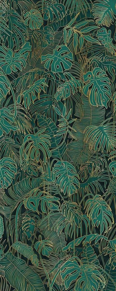 Интерьерная панель 1200x3000 Foliage Paris Green тактилис матовый T_A-12.7.1/1200x3000 фото