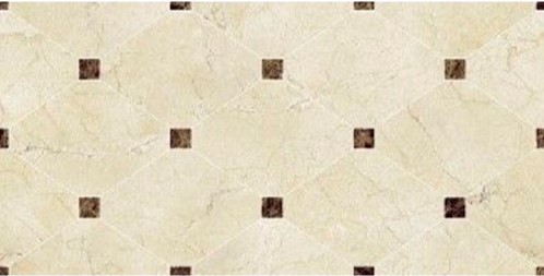 Плитка настенная Crema Marfil Crown Marfil 250x500 бежевая