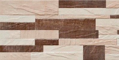 Плитка настенная Arles Slab Mix Marron 235x580 коричневая