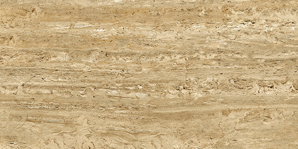 Керамогранит Травертин (Travertine) 600x1200 структурный медовый CF051 SR