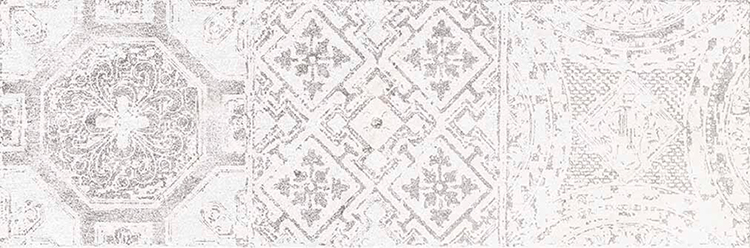 Плитка настенная Ribesalbes Décor Fanzara Blanco 110x333 белая